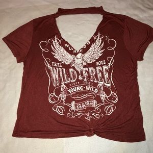 Cute shirt with choker neck!!!